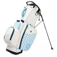 OEM Custom Logo 514 Way Waterproof PU Leather Golf Stand Bag Durable Polyester & Nylon Black Gray Club Bag - Buy online at  Vibe In Cart.