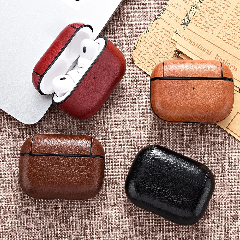 Leather Protective Case for Wireless In-Ear Earphones