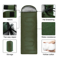 Camping Sleeping Bag Ultralight Waterproof 4 Season Warm Envelope Backpacking Sleeping Bags for Outdoor Traveling Hiking - Buy online at  Vibe In Cart.