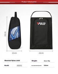 Golf Shoe Bag Made of Nylon, Available in Four Colors
