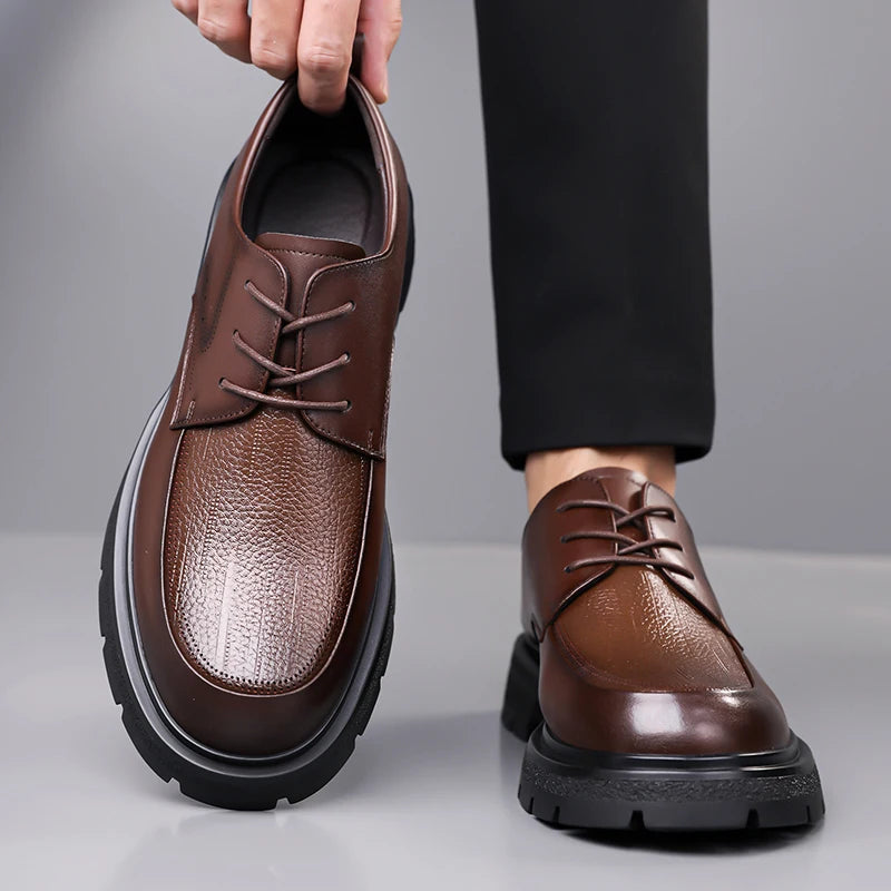 2025 New Classic Shoes for Men, Authentic Calfskin Brogue Formal Shoes for Men Handcrafted Men's Oxford Shoes Business Formal - Buy online at  Vibe In Cart.