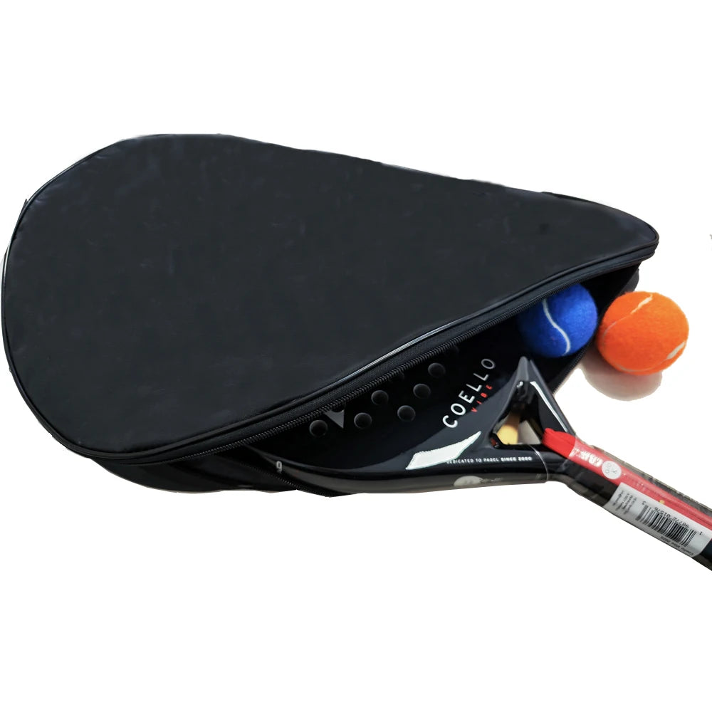 Black Padel Paddle Oxford Bag Cover For Various Tennis Racket Soft Face Carbon Fiber EVA Racquet Unisex Tennis Shoulder Bags - Buy online at  Vibe In Cart.