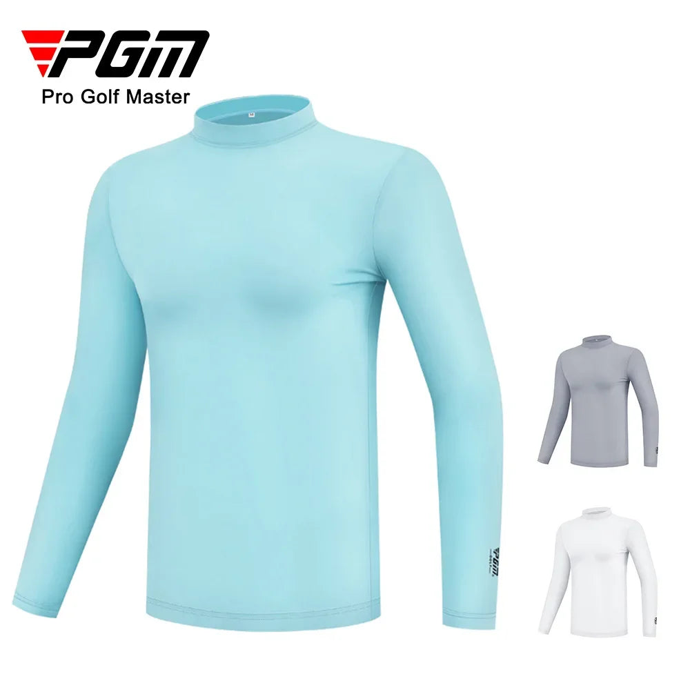 PGM Men's Sun Protection Golf Shirt Underwear Long Sleeve Cooling Ice Silk T-shirts Anti-UV Soft Apparel For Men YF202 - Buy online at  Vibe In Cart.