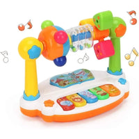 Baby Piano Toys Kids Rotating Music Keyboard Light Sound, Musical Toy for Toddlers,Early Educational Music Toy Gift For Birthday