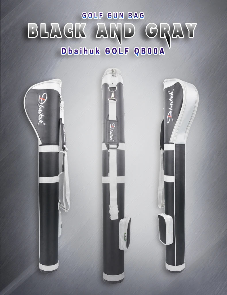 Lightweight Nylon Stand Golf Bag 126x22x13cm for 6-7 Clubs