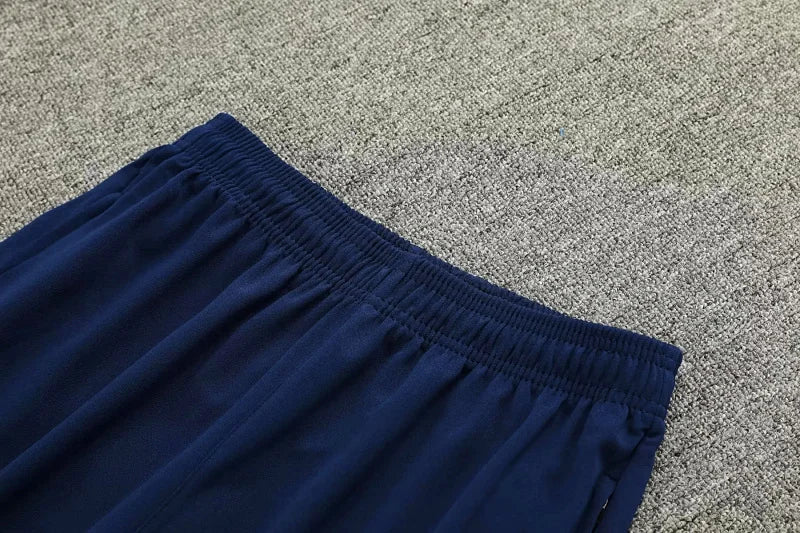 Long Sleeve Polyester Football Tracksuit Set for Men with Jacket and Pants