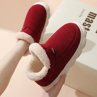 Shevalues Winter Men Slippers Short Plush Men Cotton Boots Indoor Fluffy House Fur Slippers Men Casual Soft Fur Furry Men Shoes - Buy online at  Vibe In Cart.