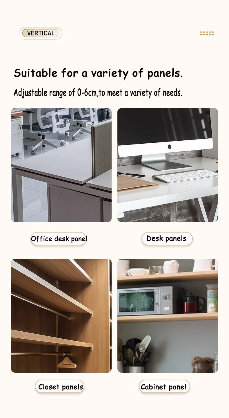 Telescopic Under Desk Metal Cable Management Tray for Home Office