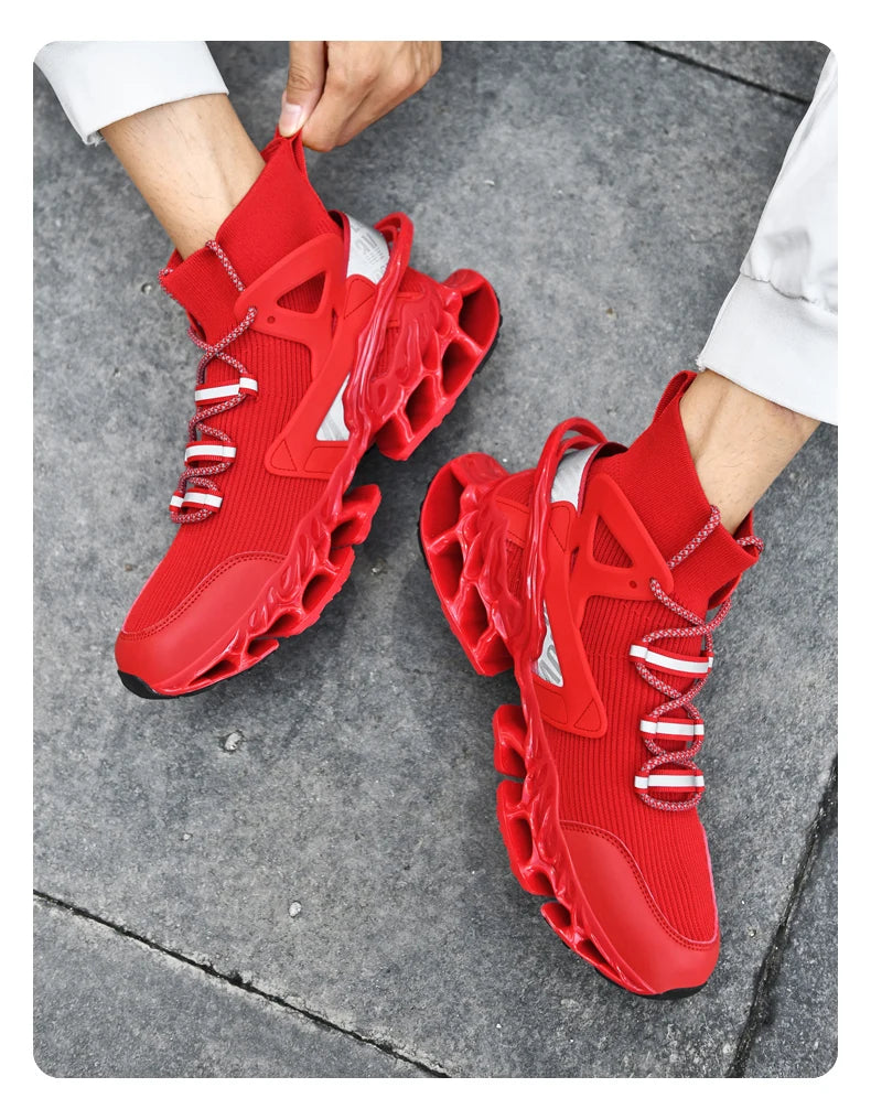 Men's Breathable Walking Tennis Running Shoes Blade Fashion Sneakers - Buy online at  Vibe In Cart.