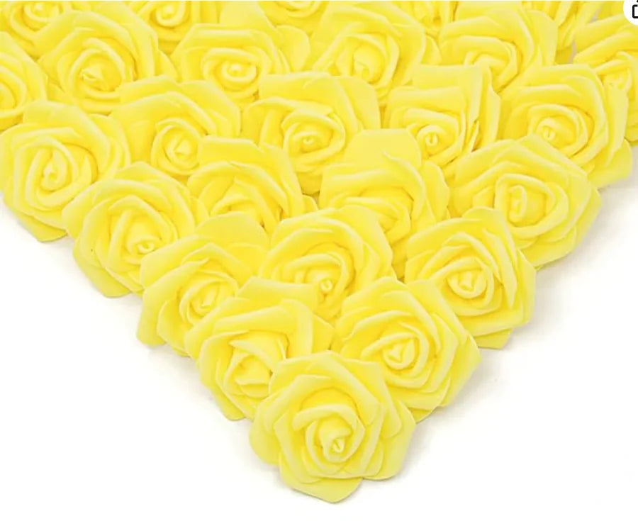 10/20/50Pcs Artificial Foam Rose Flowers PE Fake Flower for Home Room Dceor Wedding Party Halloween Thanksgiving Christmas Decor - Buy online at  Vibe In Cart.