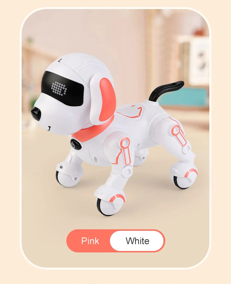 Interactive Remote Control Robot Dog with Programmable Stunts and Touch Features
