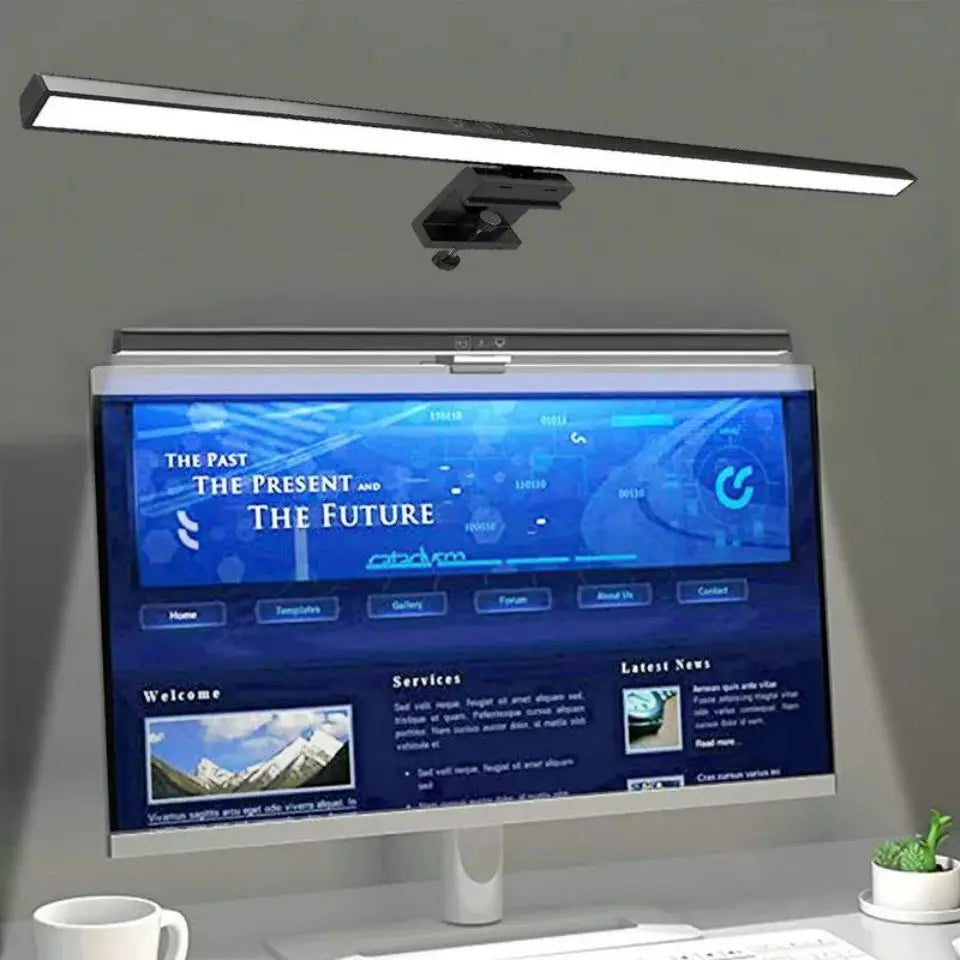 LED Desk Lamp for Monitor with RGB Backlight and Touch Controls