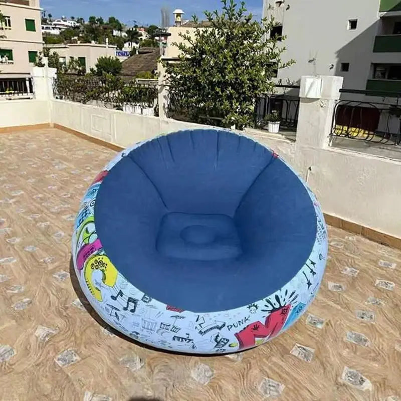 1PC Thickened Inflatable Lazy Sofa Lounge Chair – Perfect for Outdoor Courtyards & Indoor Leisure - Buy online at  Vibe In Cart.