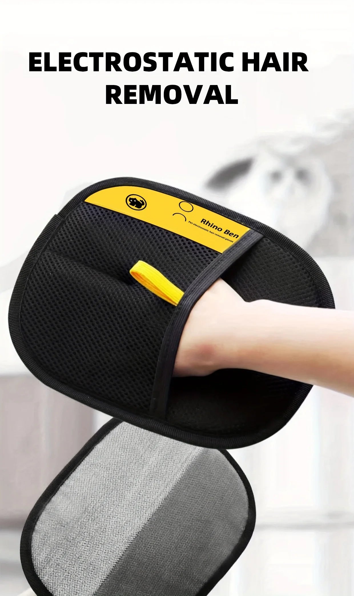 2-Piece Pet Hair Removal Gloves – Double-Sided Cat Brushes, Anti-Shedding Grooming Gloves, Hair Control Care Tools - Buy online at  Vibe In Cart.