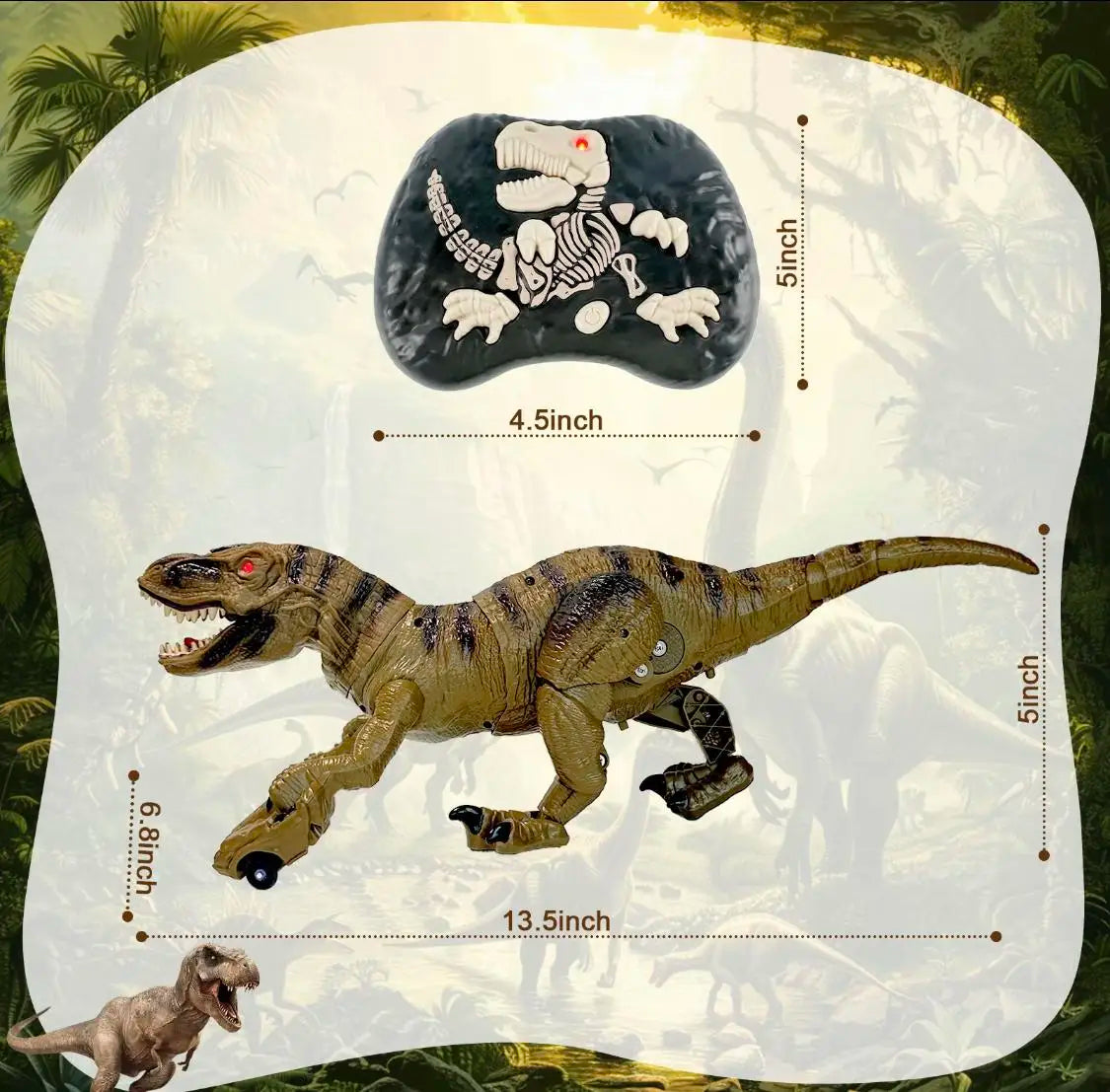 T-Rex&Dragon Remote Control Toy for kids gift set Pretend play toys - Buy online at  Vibe In Cart.