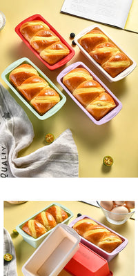 1/4Pcs Household Rectangular Silicone Mold Candy Toast Mould Easter Bread DIY Kitchen Supplies Cake Bakeware Pan Baking Tools - Buy online at  Vibe In Cart.
