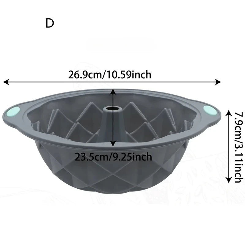 Silicone Bakeware Set Versatile Cake Molds Non-Stick Flower & Assorted Shapes Baking Pans Muffins Chocolates Moulds - Buy online at  Vibe In Cart.