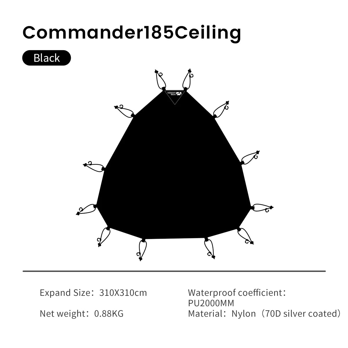 Waterproof Windproof Nylon Camping Dome Tent for 3-4 People