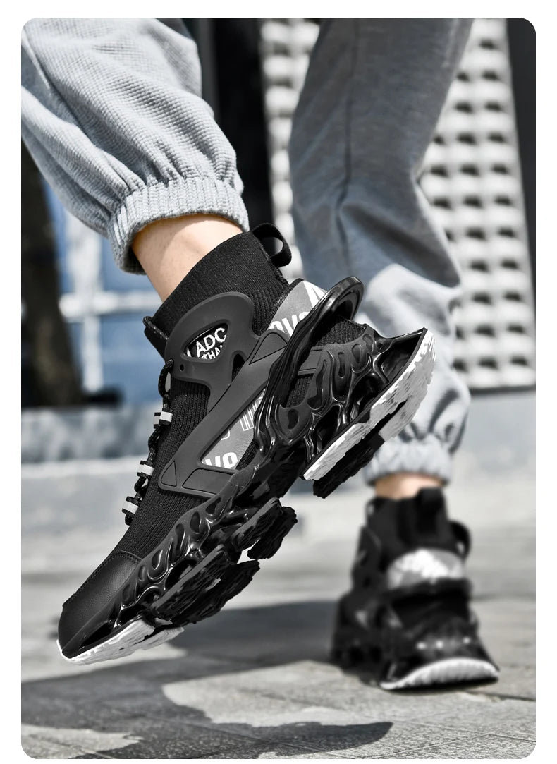 Men's Breathable Walking Tennis Running Shoes Blade Fashion Sneakers - Buy online at  Vibe In Cart.