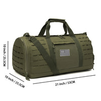 40L Polyester Soft Foldable Travel Duffel Bag for Men