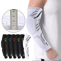 1 Pcs Sports Padded Arm Sleeves Protective Compression Elbow Pad Basketball Football Volleyball Soccer Gym Sport Arm Guards Home - Buy online at  Vibe In Cart.
