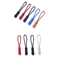 Set of 10 PVC Zipper Pull Replacement Clips for Bags