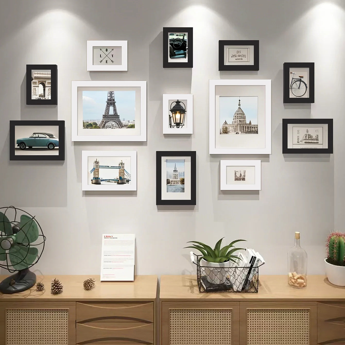 13pcs Wood Picture Frame Set for Wall Home Office Decor Festive Commemorative Gifts - Variety of Sizes for Photos - Buy online at  Vibe In Cart.