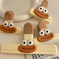 3pcs Creative Face Bag Sealing Clip Food Snack Clip Kitchen Tools Decorative Small Clip Refrigerator Plastic Food Bag Storage - Buy online at  Vibe In Cart.
