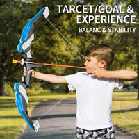 Kids Bow and Arrow Set, LED Light Up Archery Toys Set for Kids Ages 4-8 8-12, with 10 Suction Cup Arrows, Target & Quiver, Boys - Buy online at  Vibe In Cart.
