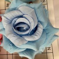 11cm Cotton Artificial Rose Flower Head Decoration