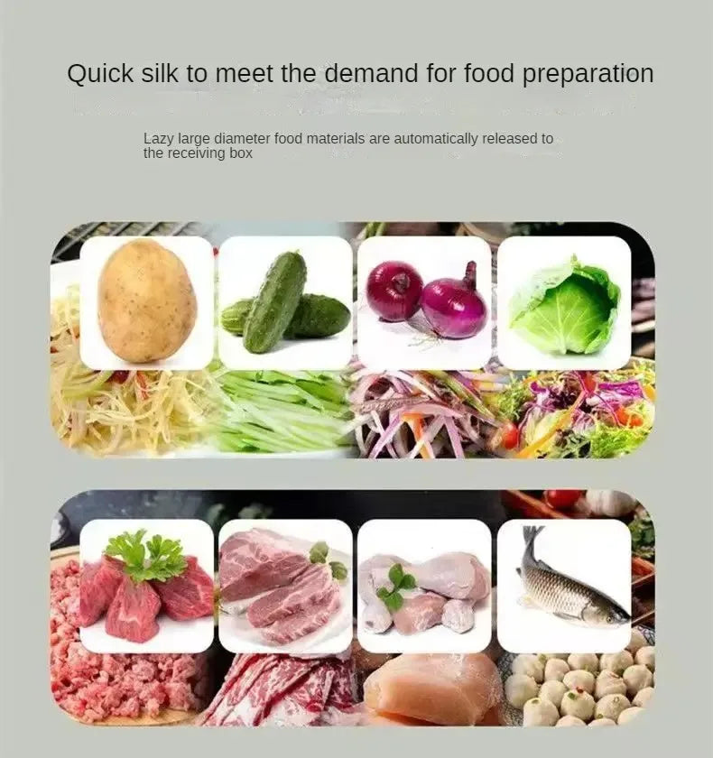 Commercial Vegetable Cutting Machine Automatic Vegetable Carrot Potato Chopper Slice Shred And Diced Quickly Cut Vegetables - Buy online at  Vibe In Cart.