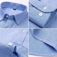 Plus 5XL 6XL Mens Oxford Shirts 100% Cotton Spring Long Sleeve Casual Business Formal Dress Shirt Regular Fit Social Man Clothes - Buy online at  Vibe In Cart.