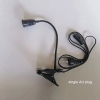 360 Degrees Flexible Gooseneck Clip-On Desk Lamp with E27 Base and Switch