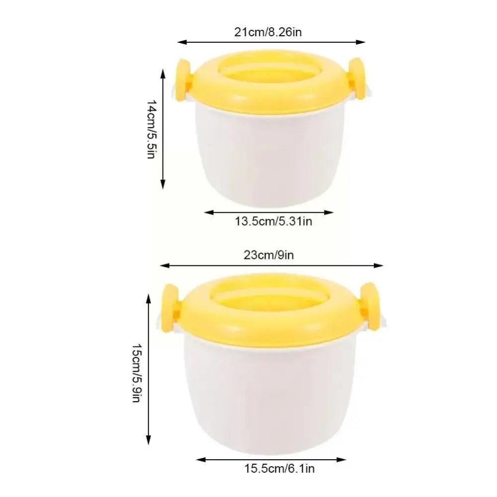 Microwave Rice Cooker Steamer Pot Pastamaker Oven Veggie Cookware Cooking Soup Pressure Pots Bowl Micro Vegetable Container - Buy online at  Vibe In Cart.