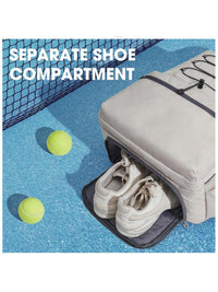 45L Sports Fitness Backpack Badminton Bag Waterproof Multi-Functional Bags Tennis Racket Pickleball Bag with Shoe Compartment - Buy online at  Vibe In Cart.