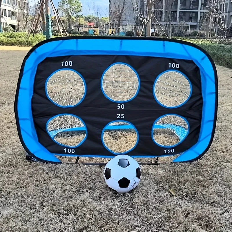 4 Modes Pop Up Soccer Goal Net 4 in 1 Foldable Football Goal Indoor Outdoor for Improving Passing and Shooting Accuracy - Buy online at  Vibe In Cart.