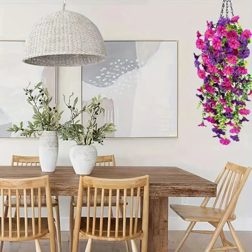Artificial Flower New Artificial Hanging Flowers and Plants Easter Decoration 2025 UV-resistant and Realistic Room Decor Wedding - Buy online at  Vibe In Cart.