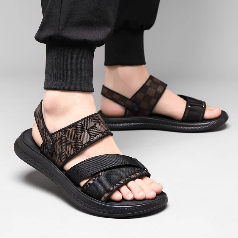 Men's high quality casual sandals summer outdoor waterproof anti slip soft sole comfort beach shoes fashion Lazy Driving slipper - Buy online at  Vibe In Cart.