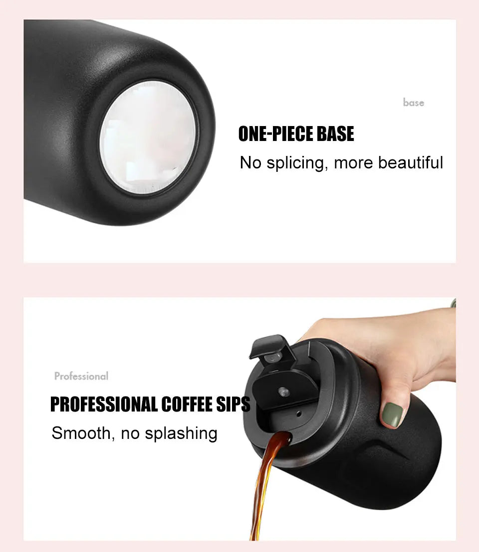 Thermos Bottle Cup Thermal Coffee Mug Mini Tumbler Cup Stainless Steel Thermo Coffee Travel Mug Insulated Vacuum Flask Drinkware - Buy online at  Vibe In Cart.