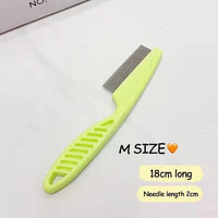 1/2pc Pet Hair Shedding Comb Stainless Steel Flea Comb for Cat Dog Pet Comfort Flea Hair Grooming Comb Dog Brush Grooming Tools - Buy online at  Vibe In Cart.