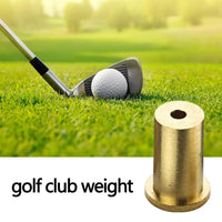 Golf Brass Shaft Tip Plug Swing Weight Golf Club Weight For Golf Sports Golf Accessories Steel Shaft Weights For Golf Practice - Buy online at  Vibe In Cart.