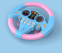 Educational Infant Steering Wheel Toy with Flashing Lights and Sounds