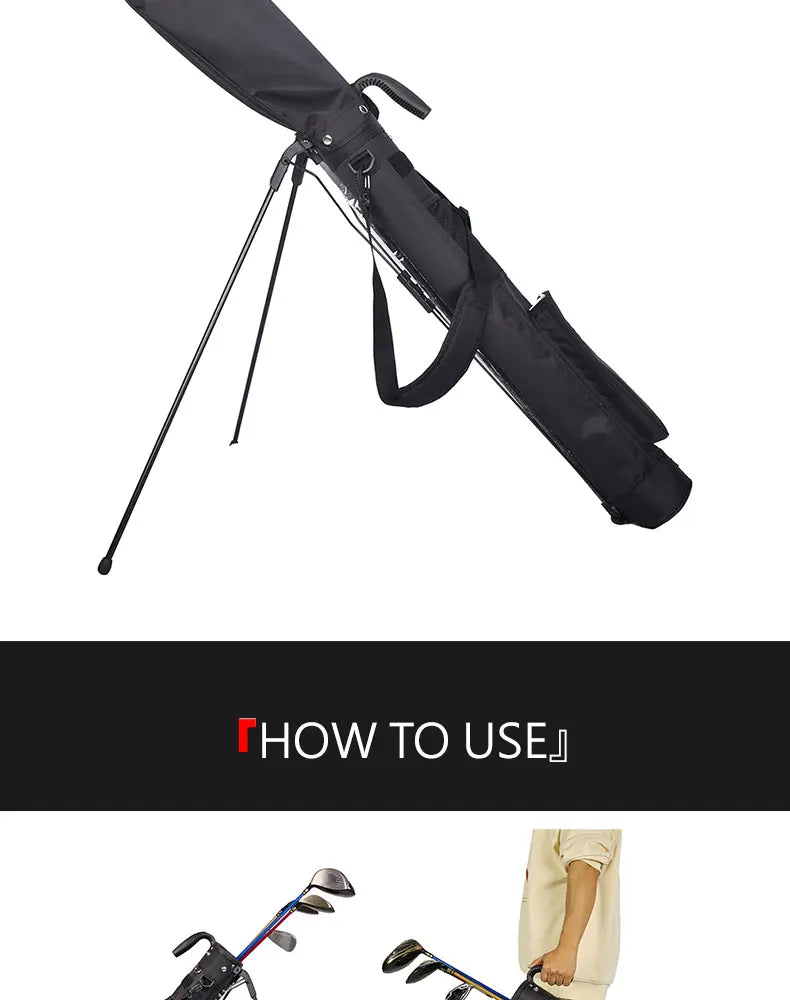 Lightweight Golf Club Bag With Bracket Golf Gun Rack Bags, Waterproof Golf Stand Carry Bag - Buy online at  Vibe In Cart.
