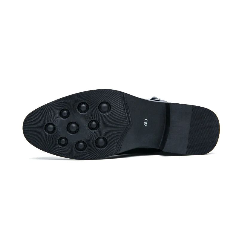 New waterproof British riding boots men's fashionable ankle boots casual and versatile high-top leather shoes men's trend - Buy online at  Vibe In Cart.