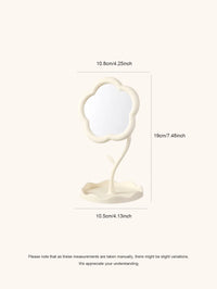 Cute Sunflower Rotatable Desktop Makeup Mirror Portable Cosmetic Vanity Mirror for Women Girls Dorm Room Gift - Buy online at  Vibe In Cart.