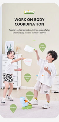 Air Discs Launcher Childern Toys Indoor Outdoor Games Soaring Machine Flying Disc Saucer Foot Launcher Kids Jump Spoorts Toy