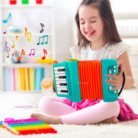 Accordion Toy for Toddlers Musical Instrument Educational Toys Children's Music Interest Development Gifts for Kids Boys Girls - Buy online at  Vibe In Cart.