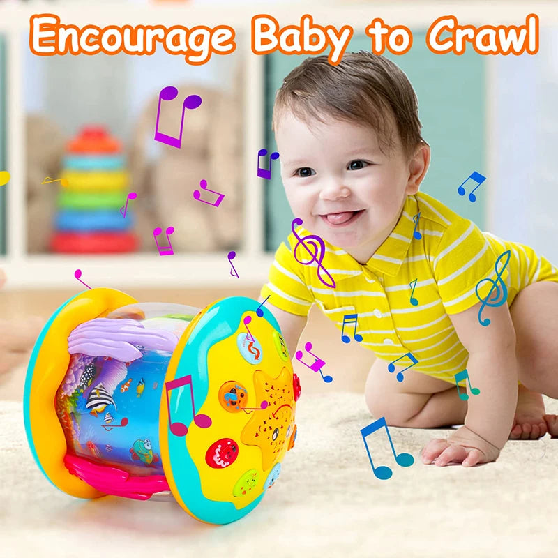 Baby Toys 1-3 Years Babies Ocean Light Rotary Projector Musical Toys Montessori Early Educational Sensory Toys for Toddler Gifts - Buy online at  Vibe In Cart.