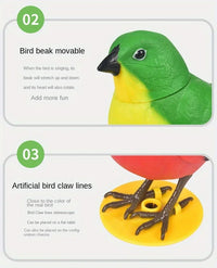 Simulated Electronic Singing Bird Toy with Motion and Sound Control