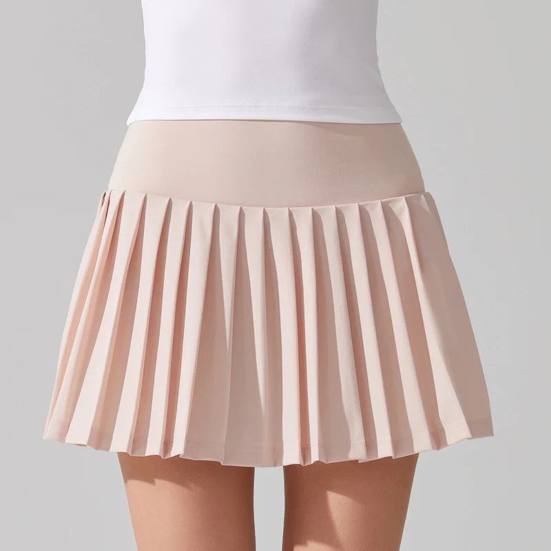 VITALINOVO Pleated Tennis Skirt for Women with Pocket Shorts Women's High Waisted Lightweight Athletic Golf Skorts Skirts Flowy - Buy online at  Vibe In Cart.